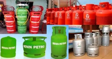 Bénin : Près de 150 bouteilles de gaz retirées de la vente pour non-conformité dans le septentrion Bénin : Près de 150 bouteilles de gaz retirées de la vente pour non-conformité dans le septentrion